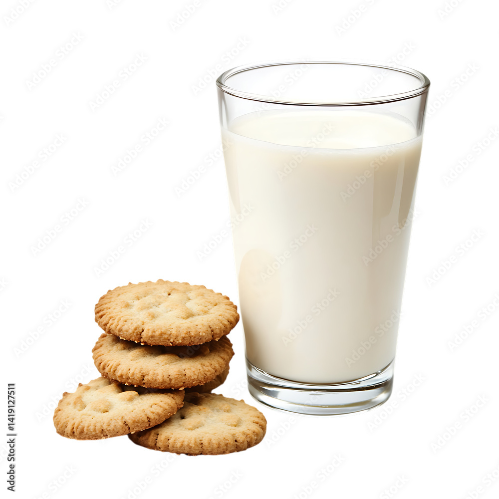Milk with cookies Milk with cookies