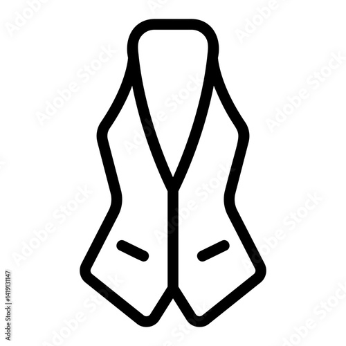 vest Line Icon