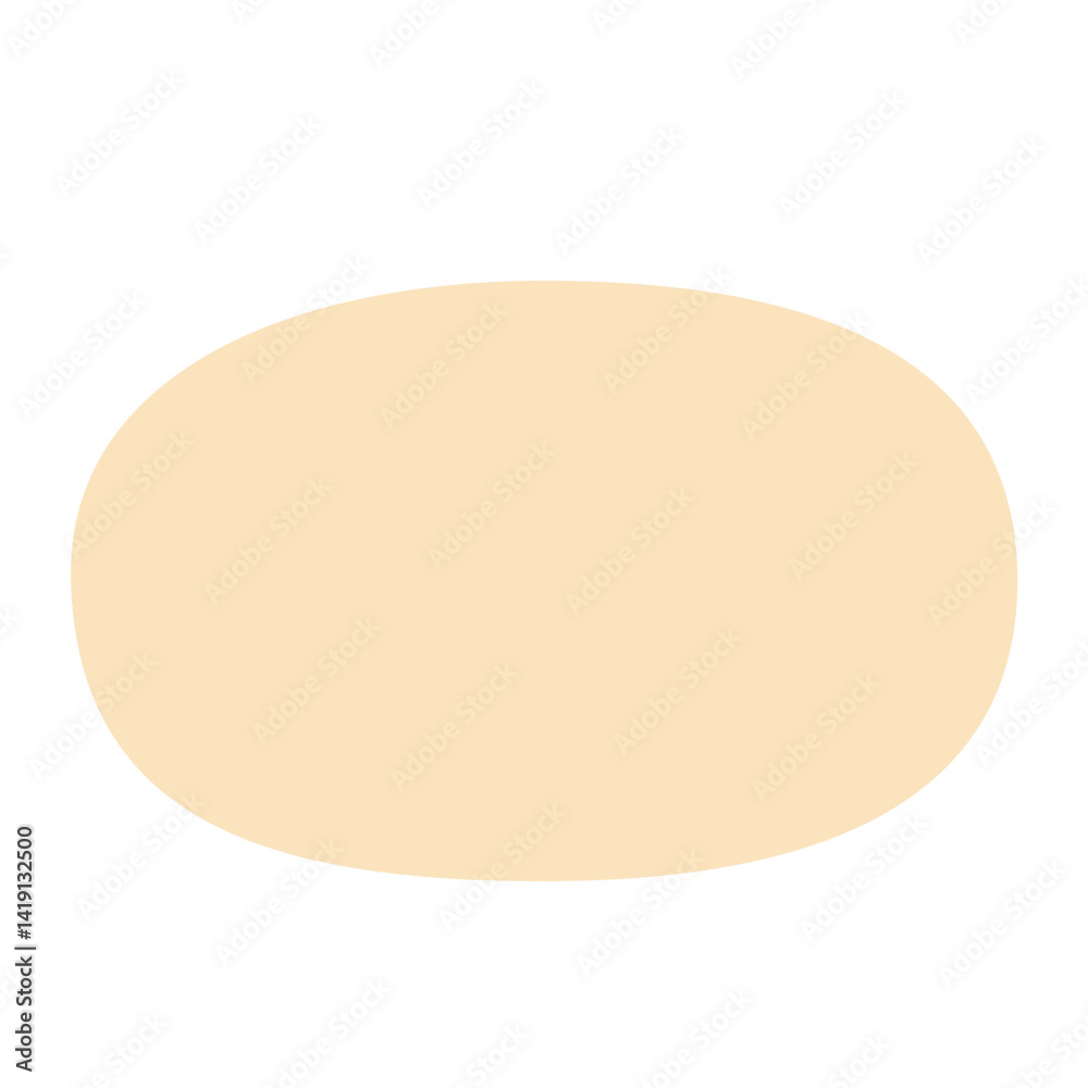 Simple beige oval shape element with soft rounded edges. Ideal for minimalist design projects, labels, note backgrounds, tags, or digital planners in pastel themes. Simple beige oval shape element with soft rounded edges. Ideal for minimalist design projects, labels, note backgrounds, tags, or digital planners in pastel themes.