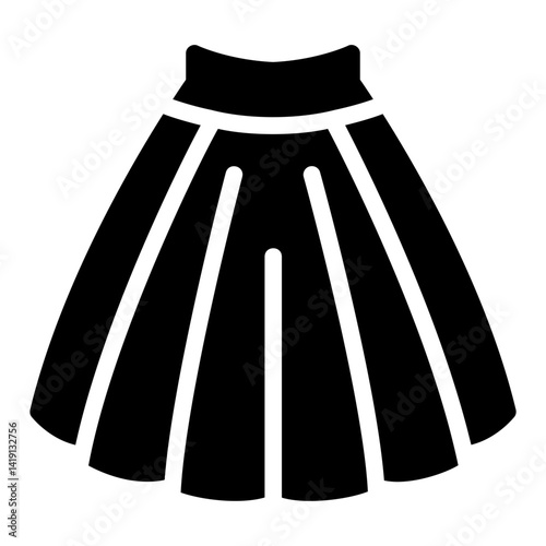 skirt Solid icon