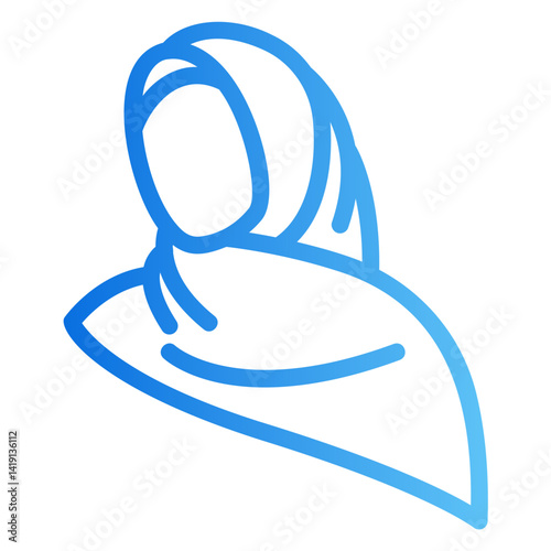 hijab Gradient icon