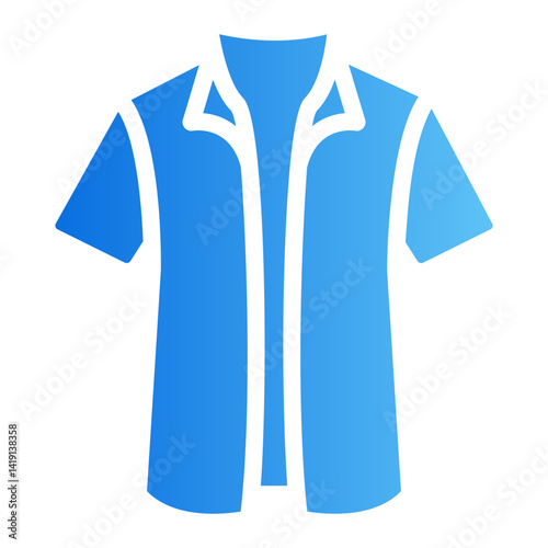 short sleeve Gradient icon