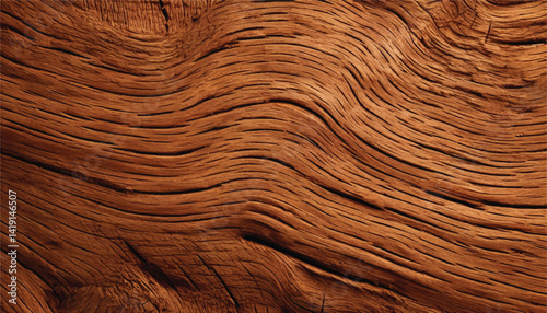 Natural wood texture background. Cracked wood texture. Structure of old wood with cracks. Close-up old wood texture. 