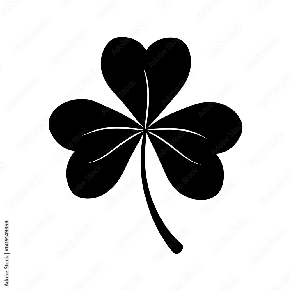shamrock-vector-silhouette illustration shamrock-vector-silhouette illustration