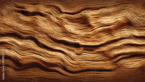 Natural wood texture background. Cracked wood texture. Structure of old wood with cracks. Close-up old wood texture. 