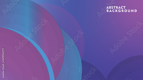 Modern abstract background with a vibrant purple gradient and concentric circle patterns. Features a clean white outline of a user interface window. Ideal for tech, web design, and digital concepts