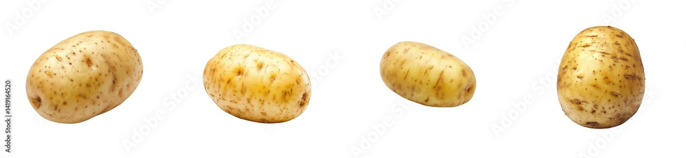 Fresh Potatoes in a row, food, harvest, farm, nutrition, diet, cut out transparent Fresh Potatoes in a row, food, harvest, farm, nutrition, diet, cut out transparent