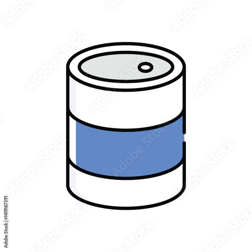 Metal Waste Vector icon