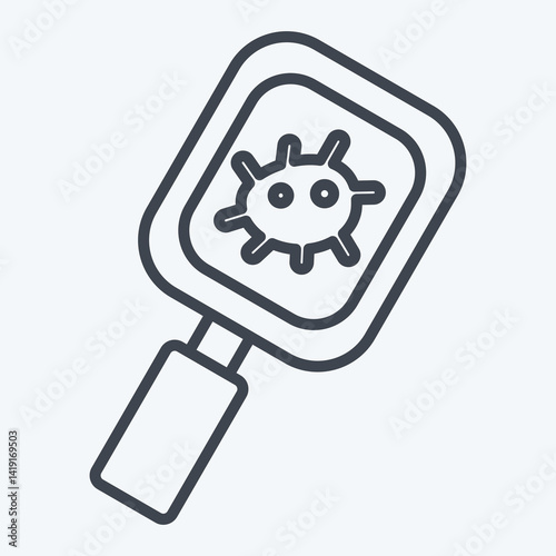 Icon Observation. related to Bioengineering symbol. line style