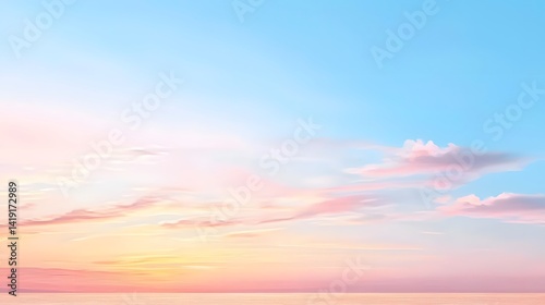 Breathtaking urban sunset landscape with a captivating cityscape skyline silhouette and shimmering reflections as the sky transforms into a mesmerizing blend of warm vibrant hues