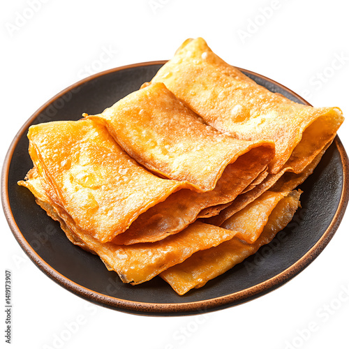  Khanom Buang Thai crispy pancakes photo