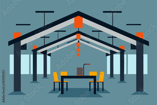 construction site with a crane