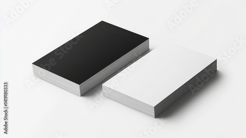 Blank business cards