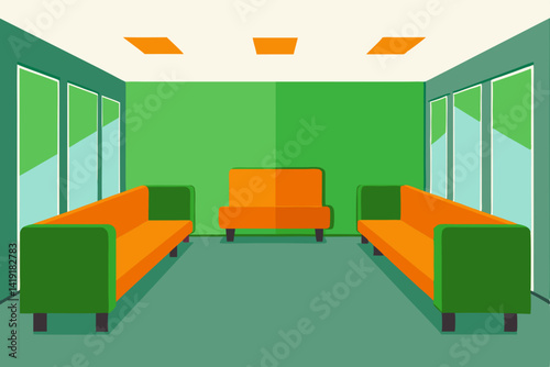 modern interior design of living room