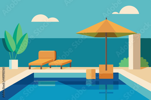 swimming pool in hotel