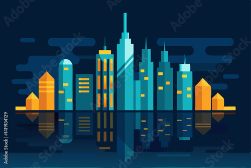 abstract city background