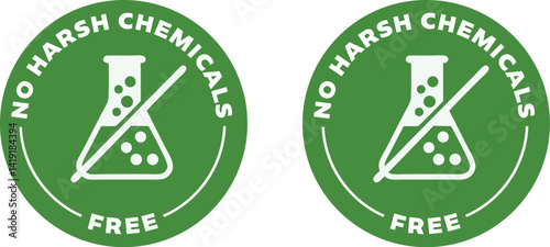 No Harsh Chemicals Free Green Label