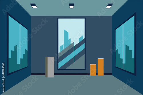 modern office building with windows