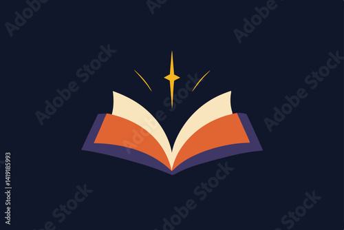 vector illustration of a sailing boat