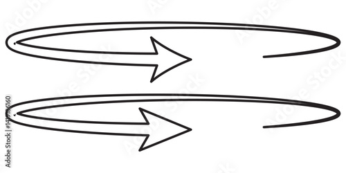 rotating arrow vector icon for 360 degrees clockwise icon for apps and website	
