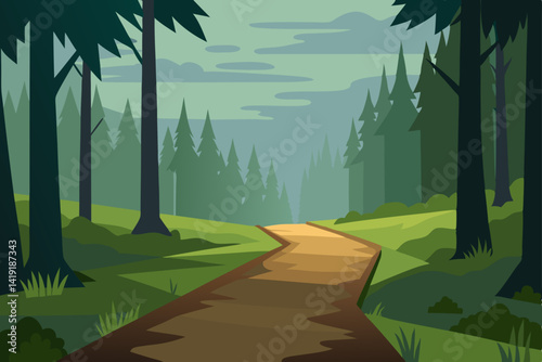 road in the forest