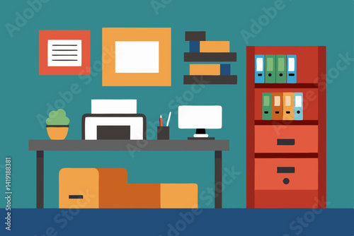 vector illustration of furniture
