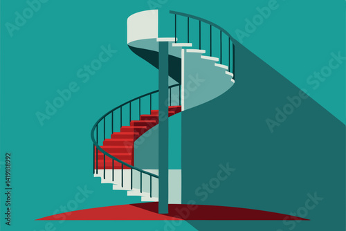 abstract background with stairs