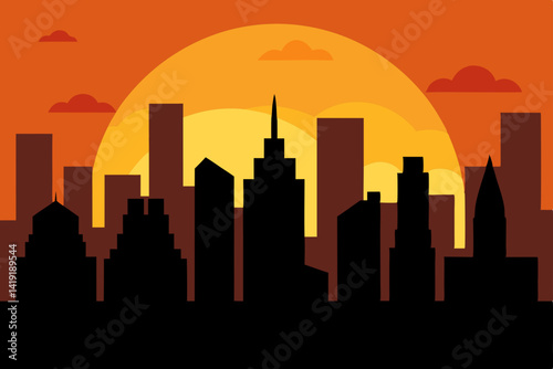 seattle skyline at sunset