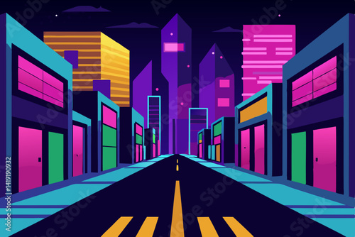 city night scene
