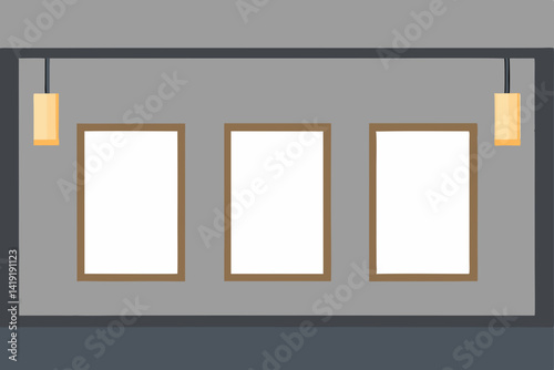 two frames on the wall