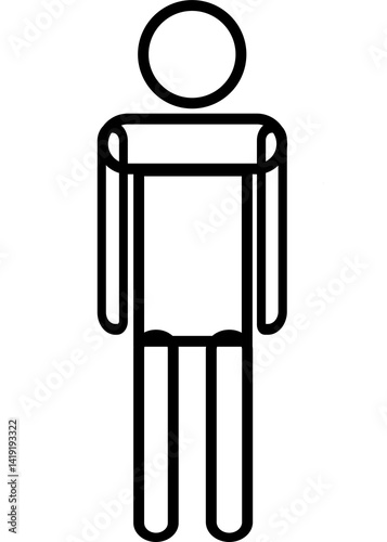 WC logo is a black logo of a toilet