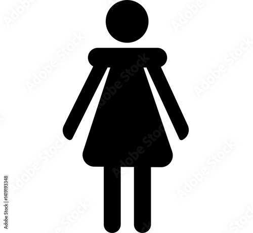 WC logo is a black logo of a toilet