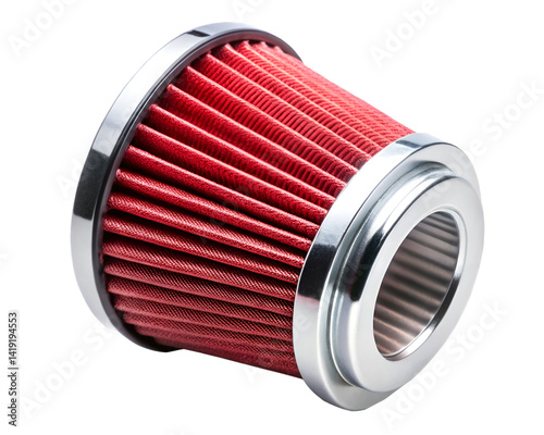 Round air filter for motorcycles high performance