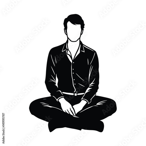 Clothing Silhouette vector illustration