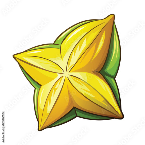 Star Fruit Illustration