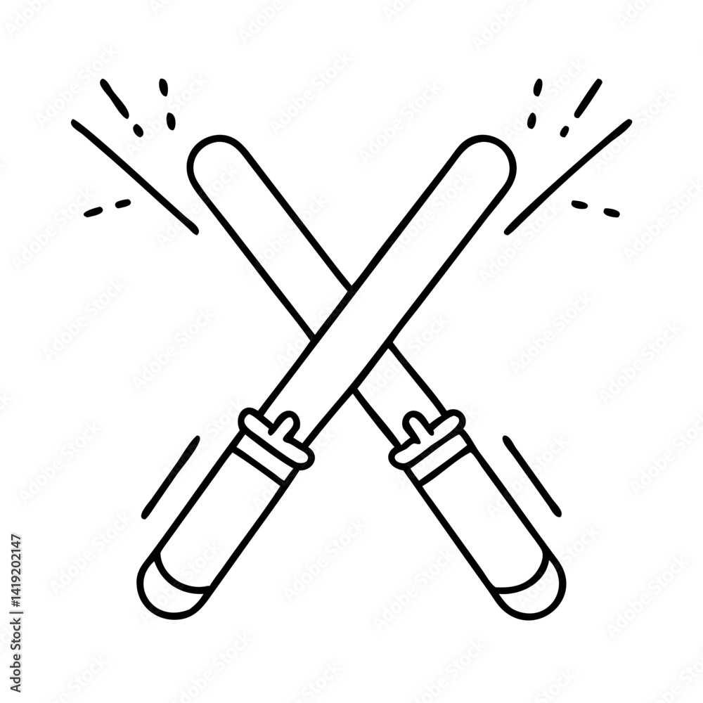 electric dance glow sticks icon, electric dance glow sticks line art - simple line art of electric dance glow sticks, perfect for electric dance glow sticks logos and icons electric dance glow sticks icon, electric dance glow sticks line art - simple line art of electric dance glow sticks, perfect for electric dance glow sticks logos and icons