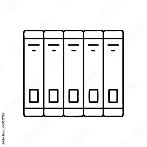 encyclopedia set icon, encyclopedia set line art - simple line art of encyclopedia set, perfect for encyclopedia set logos and icons