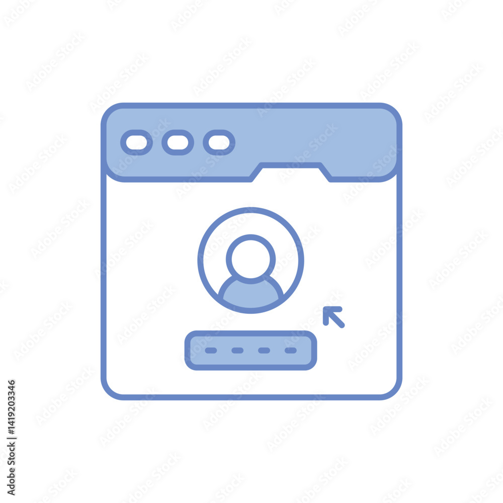 Login Vector icon Login Vector icon