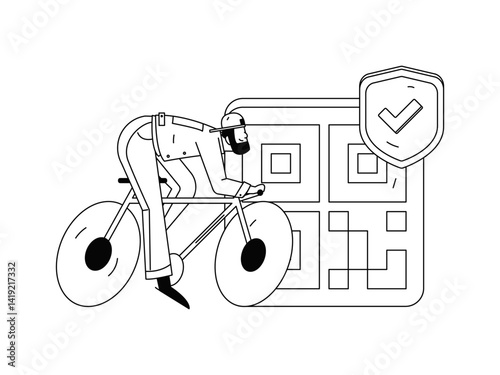 Medical characters fighting the epidemic flat vector concept operation hand drawn illustration
