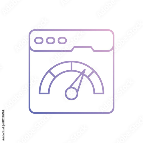 Speed Browsing  Vector icon