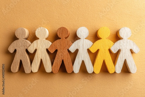 Unity in diversity, people linked photo