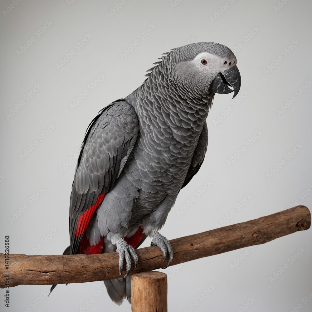 Obraz premium Albatross bird on piece of wood