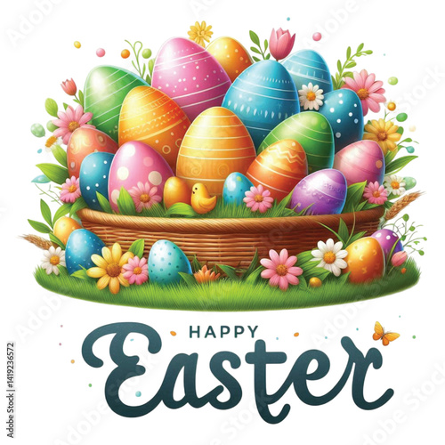 Colorful easter day Eggs