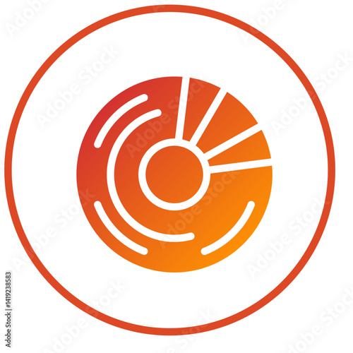 Vector Design CD Icon Style