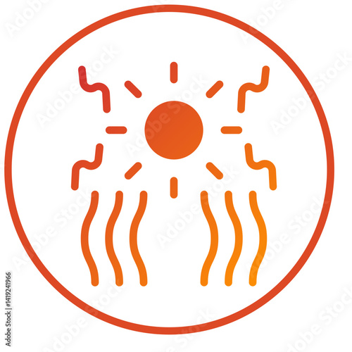 Heat Wave Icon Style