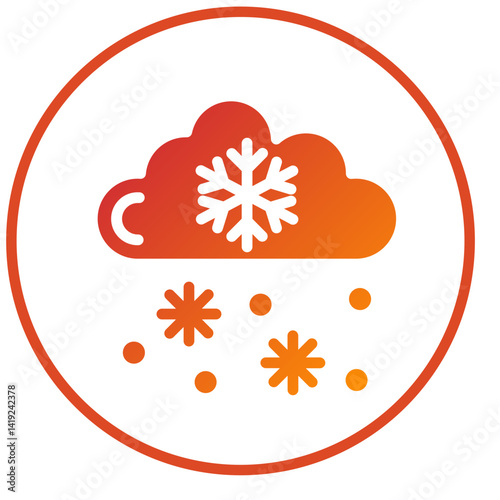 Heavy Snow Icon Style