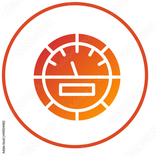Tachometer Icon Style