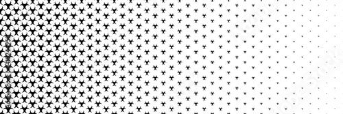 horizontal halftone of black hazardous material sign for pattern and background.