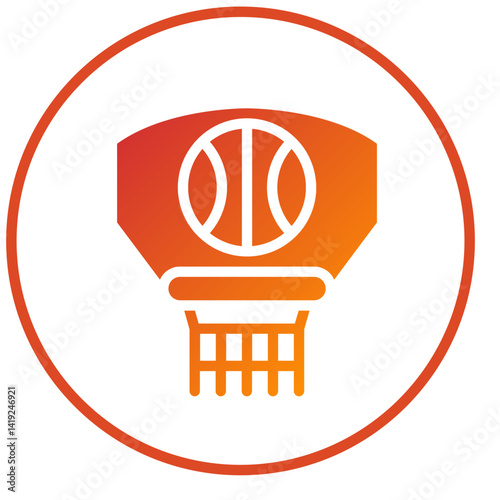 Basketball Icon Style