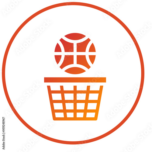Basketball Icon Style